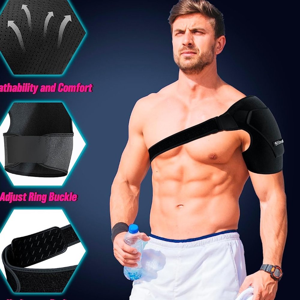 Rotator Cuff Brace for Shoulder Pain Relief Neoprene Shoulder Support Brace